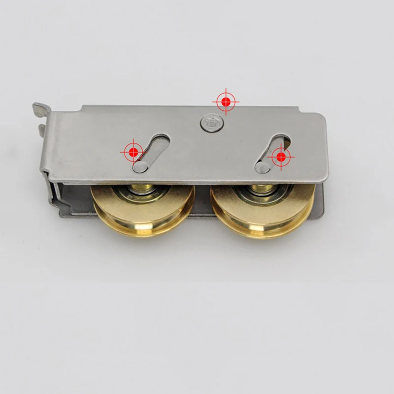 757-Тип Нержавеющая сталь раздвижные двери Пластик стальное Окно шкив из