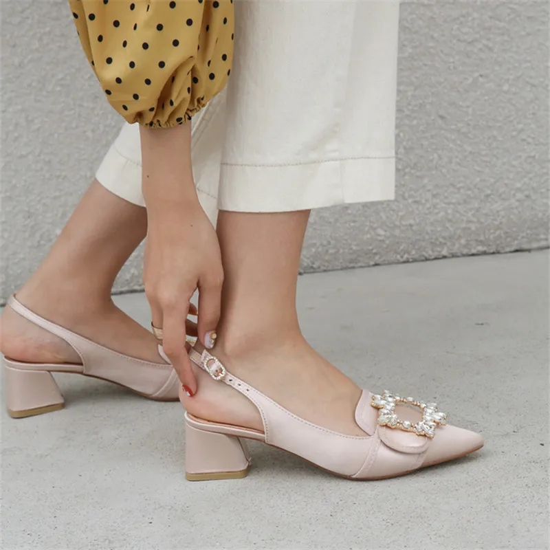 Ystergal/пикантные женские туфли-лодочки с ремешком на пятке Женские