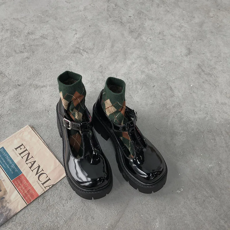

Kawaii Mary Jane Shoes Japanese Jk Uniform Student Lolita Shoes Harajuku College Style Shoes Small Leather Platform Shoes Women