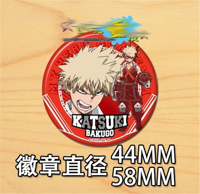 6 шт. аниме Мой герой карнавальный бейдж на булавке коллекция аксессуаров