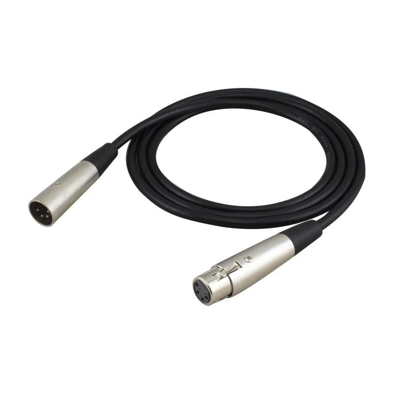 HUALIWEN XLR кабель штекер-гнездо M/F 3Pin OFC аудио фольга + Плетеный экранированный для