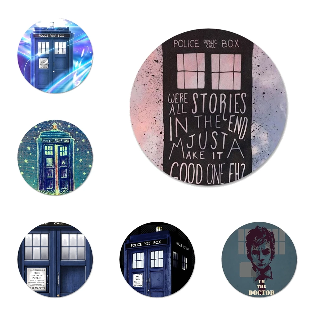 Tardis Box Doctor Who Badge Брошь заколка аксессуары для украшения одежды и рюкзака | Дом сад