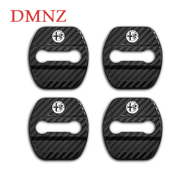 

Stainless steel Car Door Lock Car sticker cover Protect Buckle For Alfa romeo Stelvio Giulia Car Modification Accessories