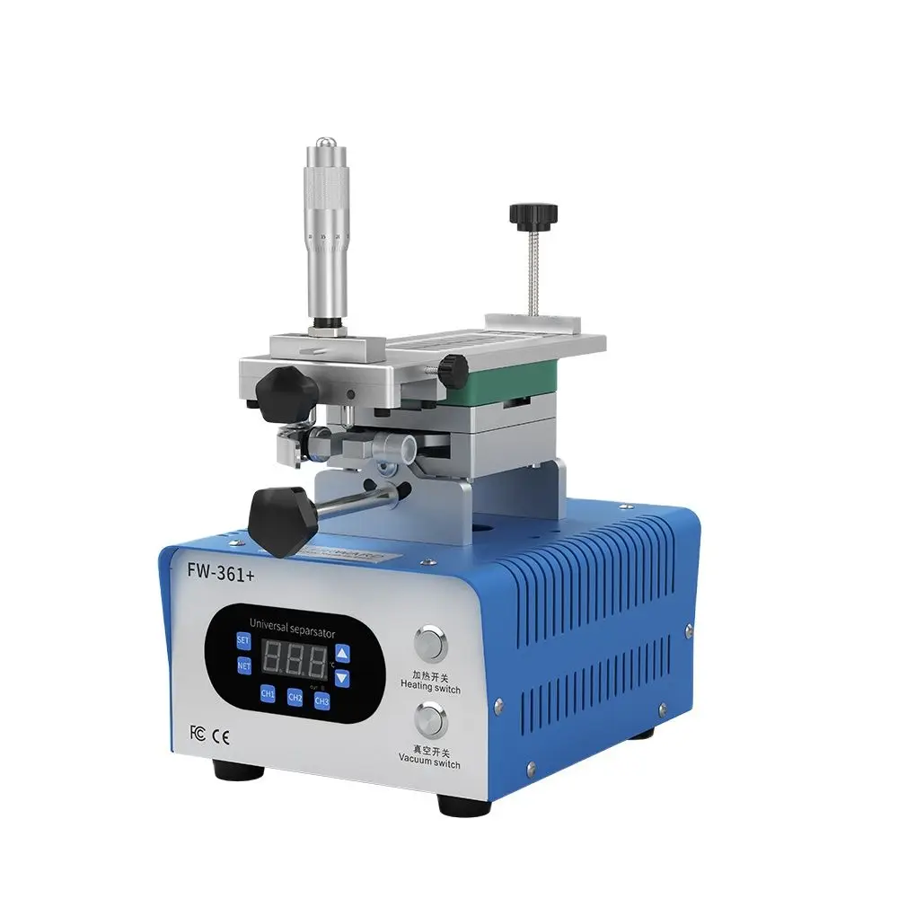 forward newest 3 in 1 mid frame removal separator machine fw 361 with dual head powerful pump for phone lcd oled screen repair free global shipping