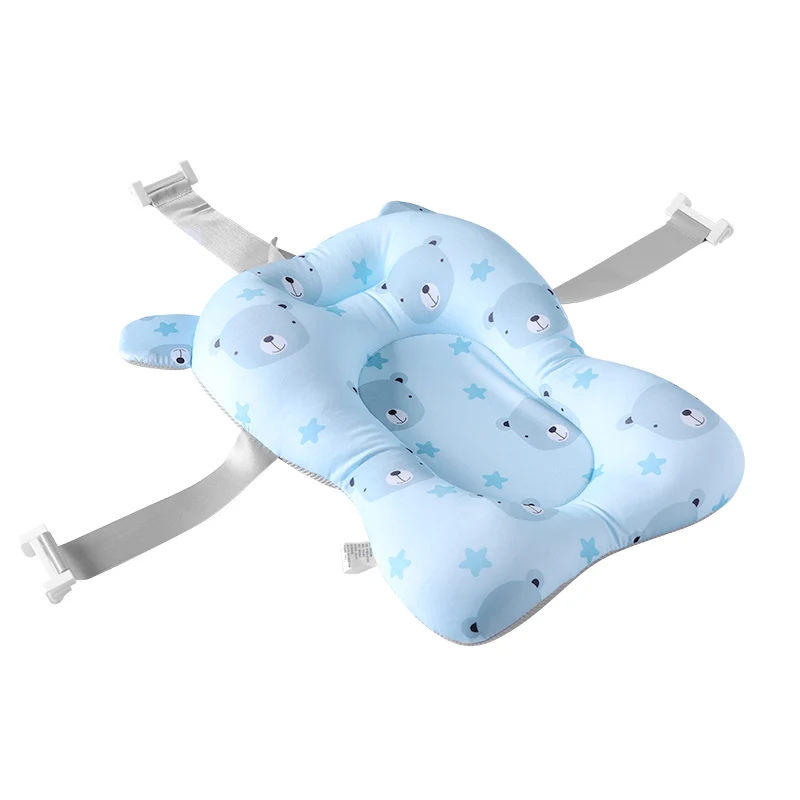 Мультяшная детская душевая Ванна Нескользящая складная ванна с крючками для