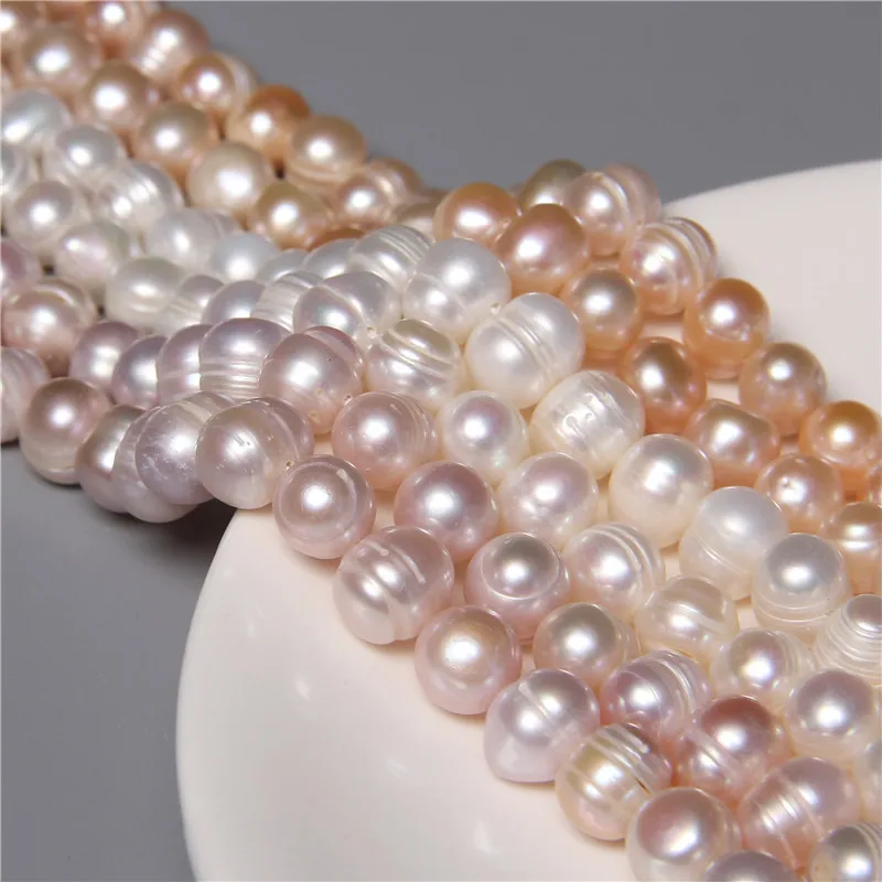 

9-10MM Baroque Real Natural Freshwater Cultured Pearl Beads Wholesale For Handmade Jewelry Making Diy Bracelet Necklace Earring