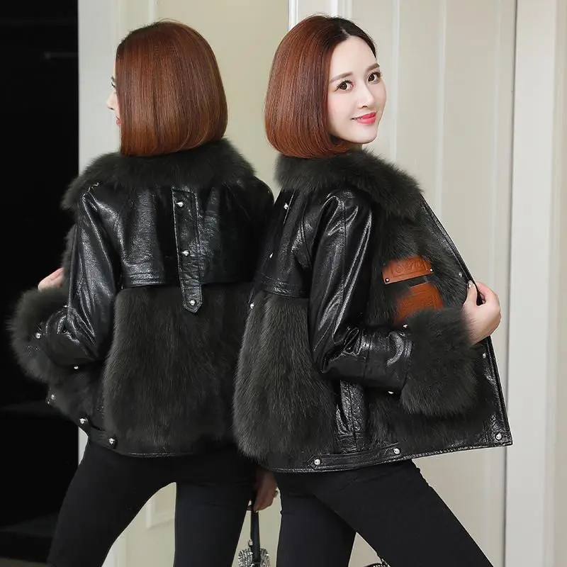 Новинка 2021 осенне-зимние женские теплые шубы из искусственного меха Faox Куртки