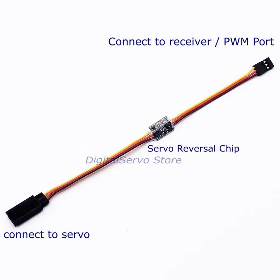 4x аналоговый цифровой сигнал сервопривода Reverser вращение для JR Futaba самолет V Tail 3 6