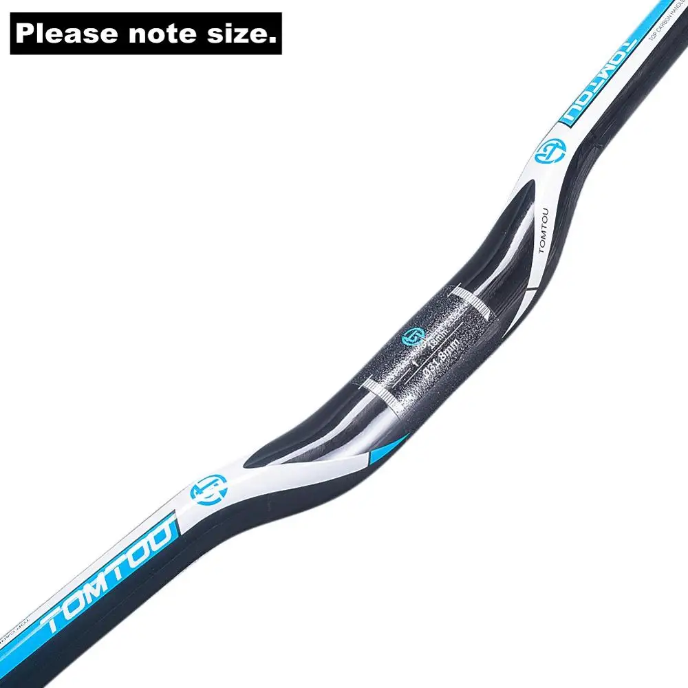 blue Rise TOMTOU полностью UD углеродное волокно руль для велосипеда MTB руль для велосипеда Горные части 31,8*580-760 мм-TF8T06 - Цвет: blue Rise