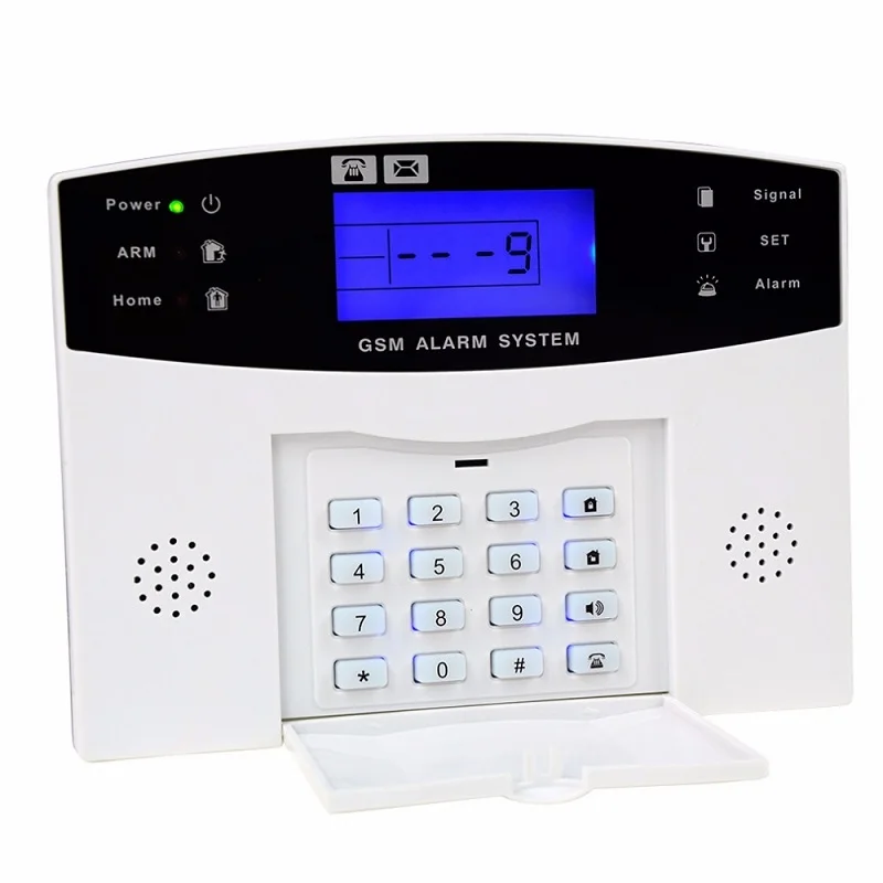 BA-8006-GSM система домашней безопасности GSM сигнализация хост с ЖК-дисплеем для охранной сигнализации 8 проводных и 99 беспроводных зон защиты