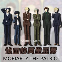 moriarty the patriot action figure cosplay toys william james moriarty sebastia acrylic dolls stand model 15cm