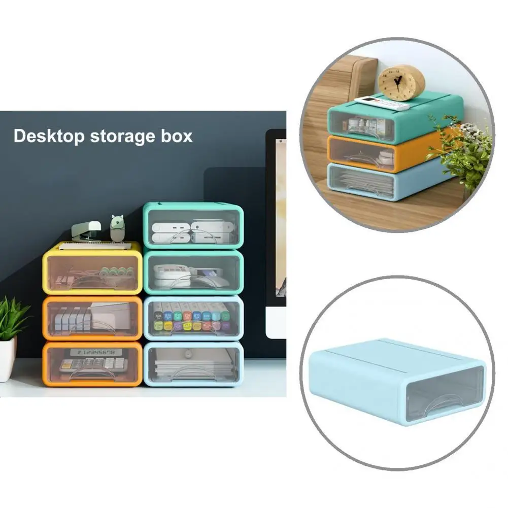 

Strong Load-bearing PP Non-slide Organizer Storage Box Office Supplies
