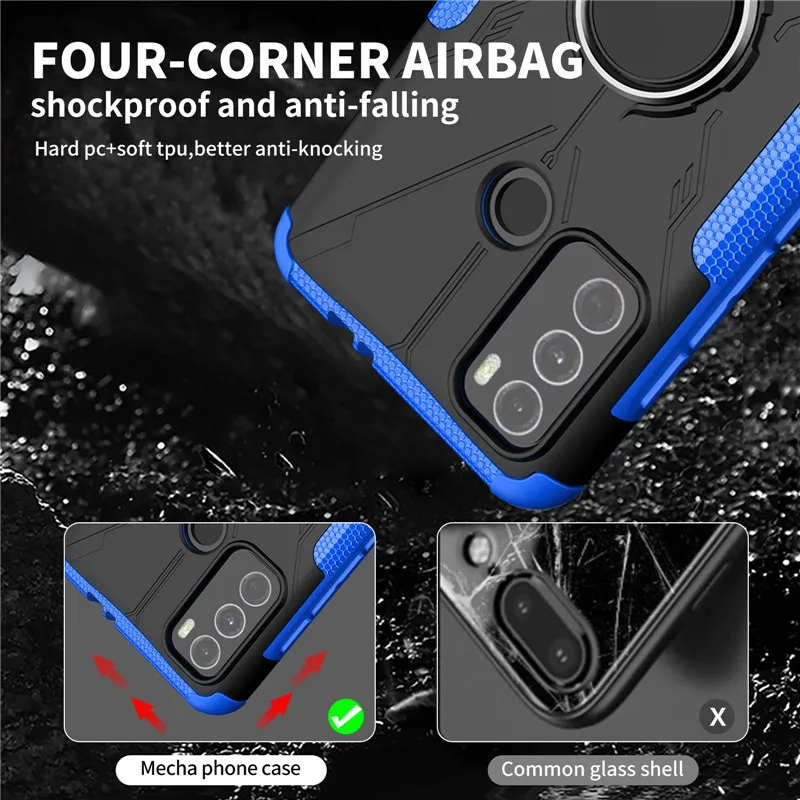 shockproof cover for motorola moto g60 case for moto g50 g30 g10 cover armor protective phone bumper for moto g60 g50 g30 g10 free global shipping