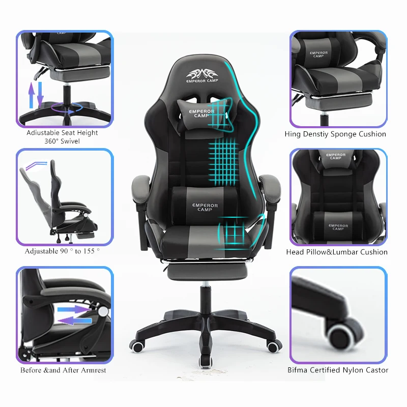 Professional Computer Chair LOL Internet Cafe Sports Racing WCG Play Game Comfortable Office | Мебель