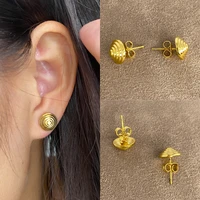 africa earrings for women gold color round earrings indonesianigeriacongoarabmiddle east ethiopian fashion jewelry girl gift