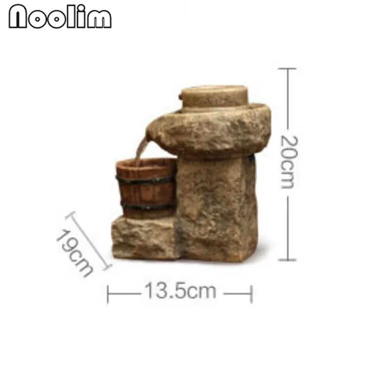 Персональный офисный Настольный фэн-шуй с колесом для комнатной гигрометрии