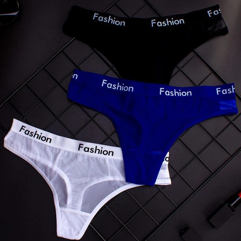 Женское нижнее белье сексуальные прозрачные кружевные брифы с рисунком в виде