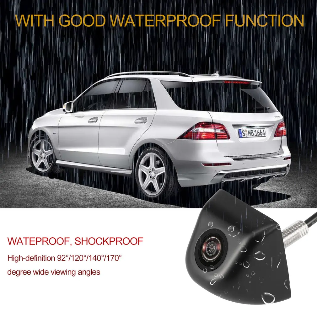 Универсальный черный светильник-вес легкий в установке Автомобильный задний вид