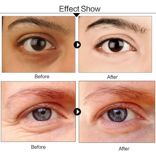 24K Золотая кристаллическая коллагеновая маска для глаз патчи ухода за глазами