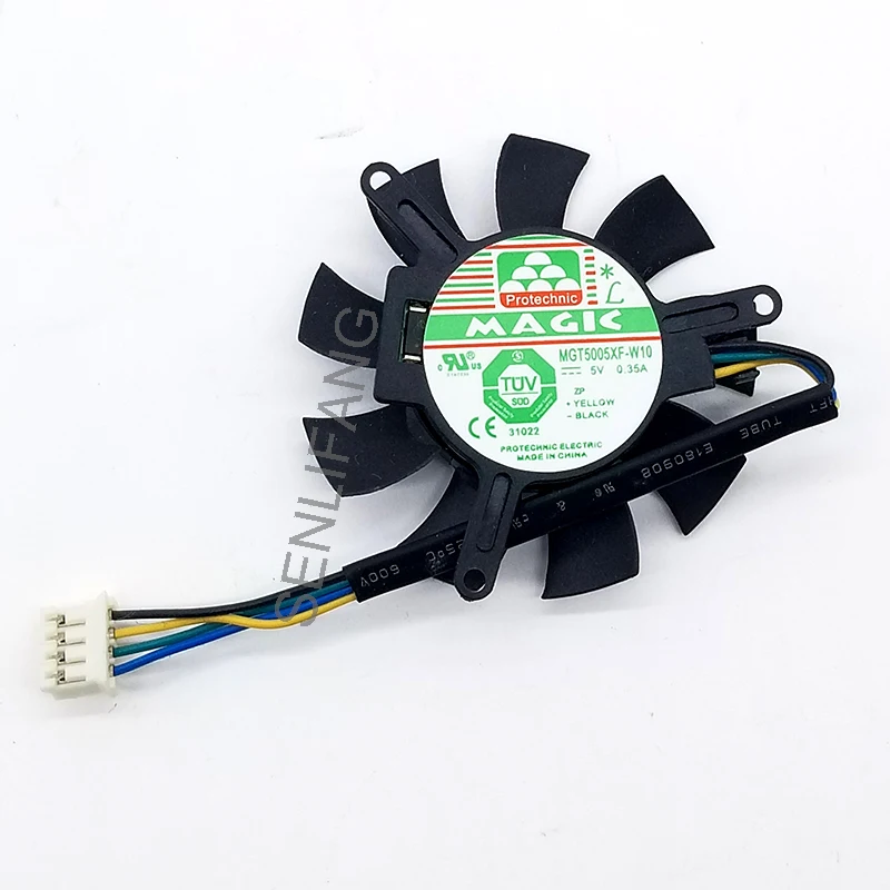 Для сервера Magic MGT5005XF-W10 охлаждающий вентилятор DC 5V 0.35A 45X45X10mm 4-проводной |