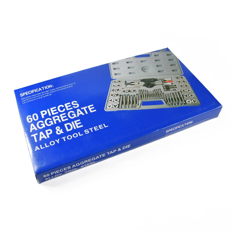 Набор кранов и штампов 110 шт. резьба по M2-M18 метрический кран наборы ручных