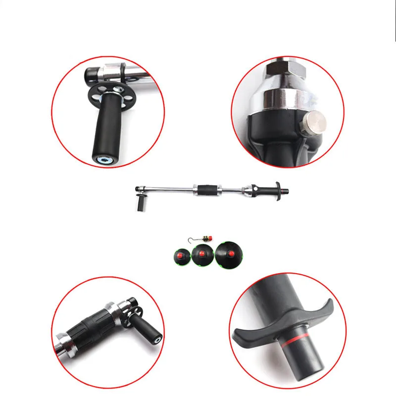 Ручной насос присоски вытягиватель вмятин молоток скольжения с 3 насадками набор