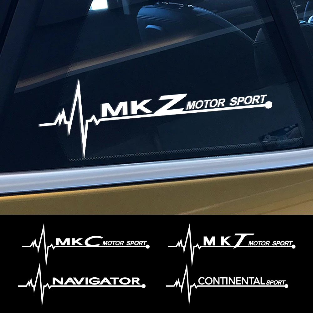 2 шт. декоративные наклейки на боковое окно автомобиля Lincoln MKZ MKT MKC Navigator