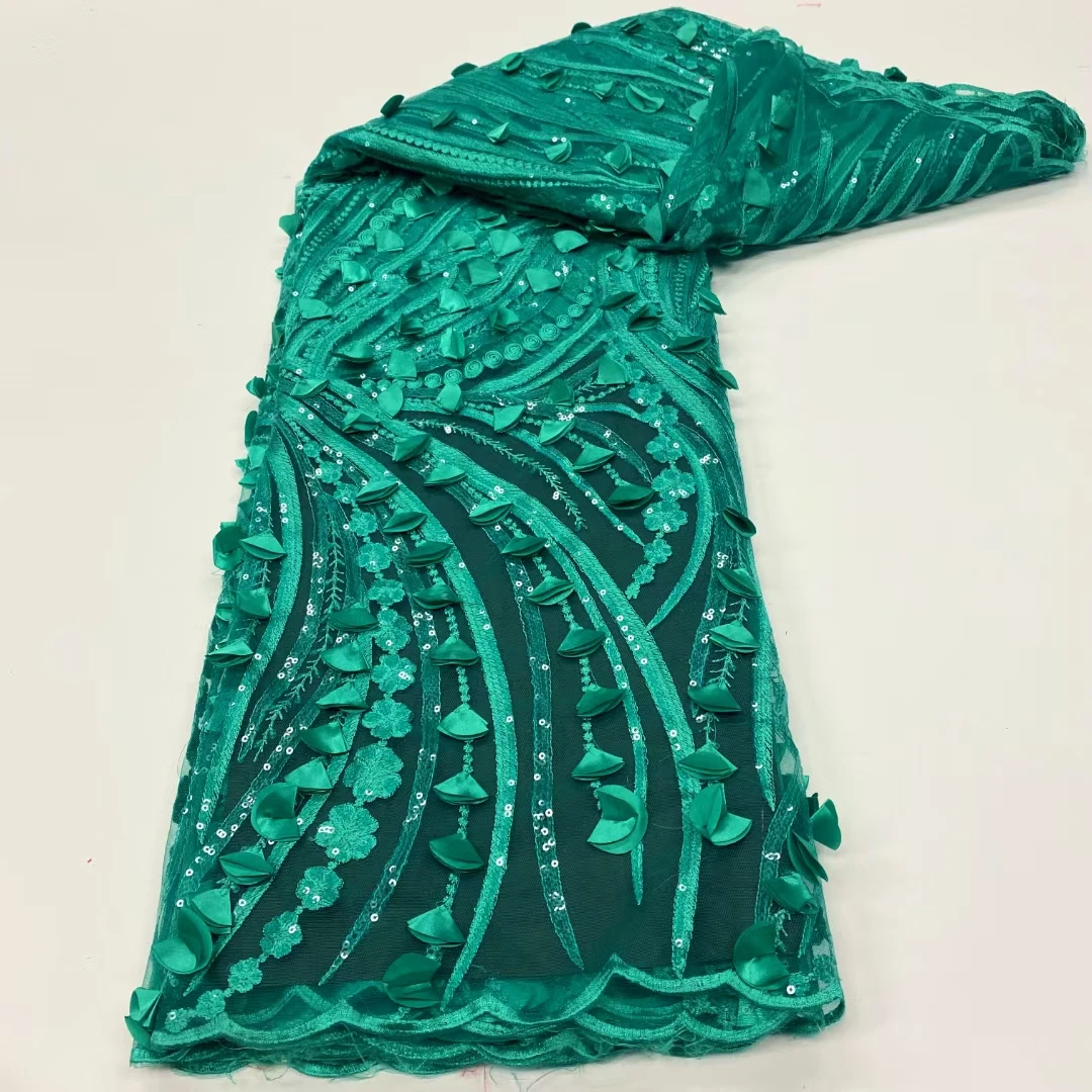 Французская желтая кружевная ткань Madison Тюлевая сетчатая 2021 высококачественные