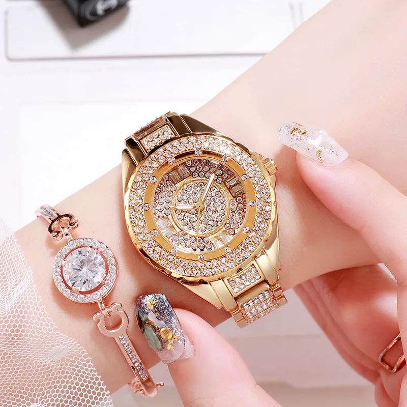 

Женские Водонепроницаемые кварцевые часы со звездами