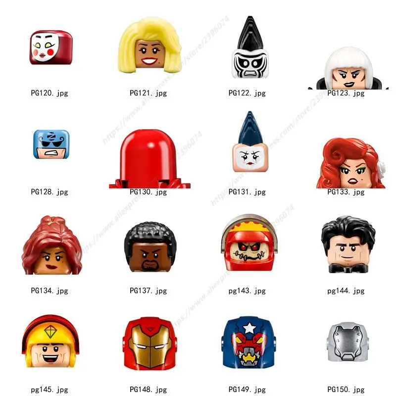 

Одиночные модели, фигурки, аксессуары для головы, строительные блоки, игрушки для детей, серия-136