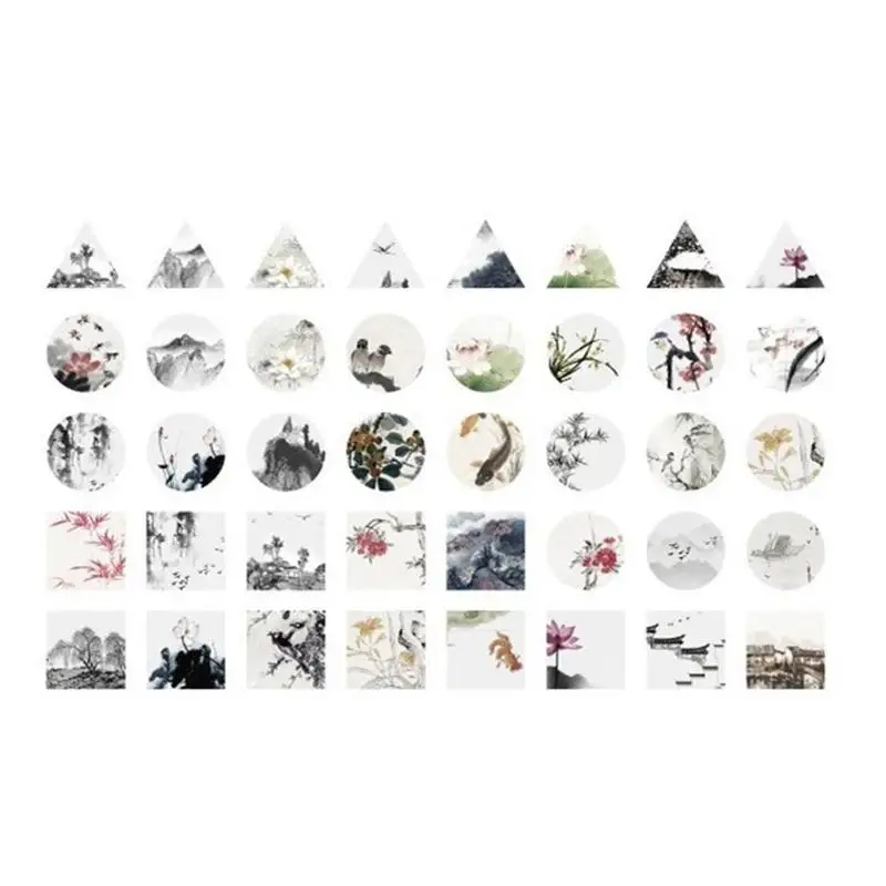 40 шт. креативные японские мини бумажные наклейки украшения сделай сам стикеры