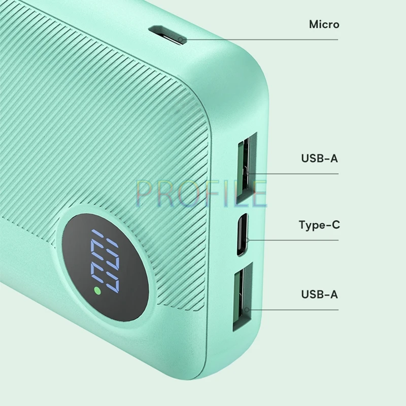 Внешний аккумулятор ROCK P75V539 10000 мАч USB для iPhone Xiaomi Huawei | Мобильные телефоны и