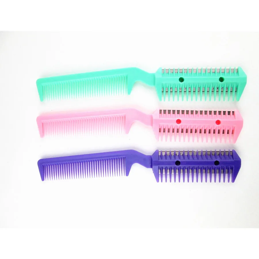 2 в 1 для стрижки волос резки накладные волосы украшения укладки Стиль нож с