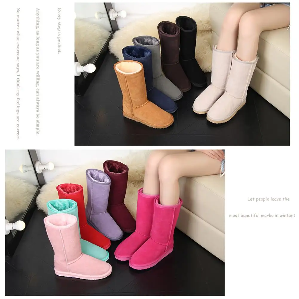 

New Plush Round head Snow boots women Top High quality Boots Winter Soft non-slip boots Warm Comfortable nude boots