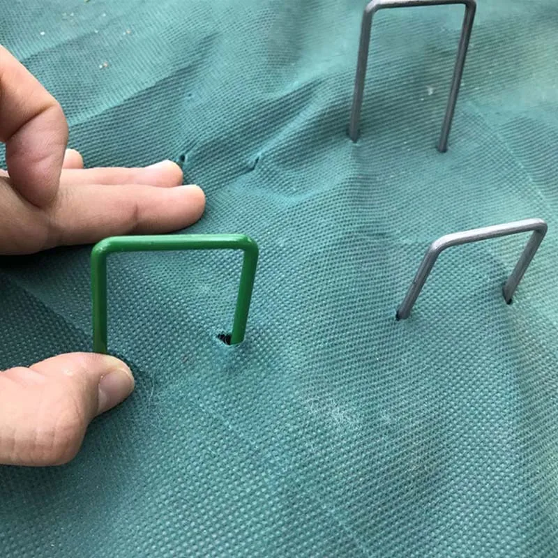 Новый полузеленый искусственный травяной газон U булавки металлические