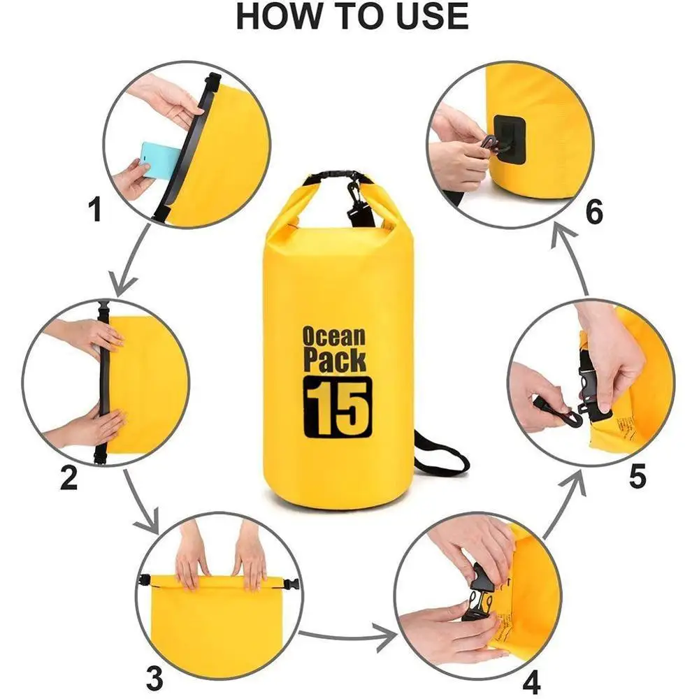 Уличный Водонепроницаемый Сухой Рюкзак плавающая сумка для воды лодки треккинга
