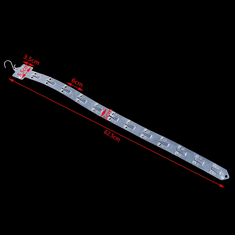 

1pc Hanging Display Strip Injection Home Storage Transparent Hanging Strip Plastic Supermarket Hanging Strip