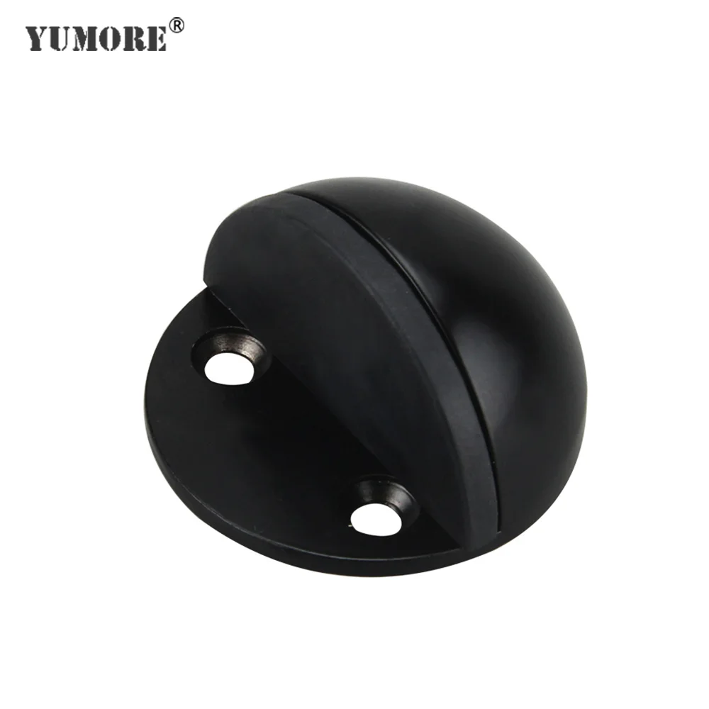 

YUMORE 200 шт./лот резиновая Магнитная дверная пробка из нержавеющей стали, не пробиваемая наклейка, скрытые дверные держатели, напольный дверной ограничитель