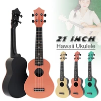 21 inch soprano ukulele colorful acoustic 4 strings hawaii guitar mini guitar instrument for children and music beginner