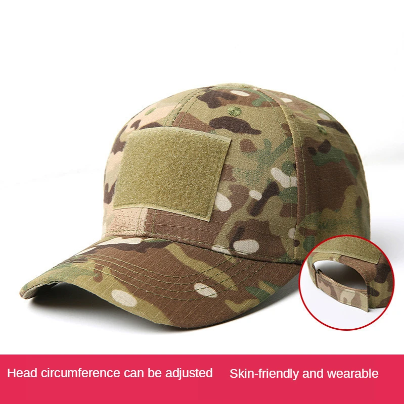 Детская тактическая камуфляжная кепка в стиле милитари Регулируемая Кепка для
