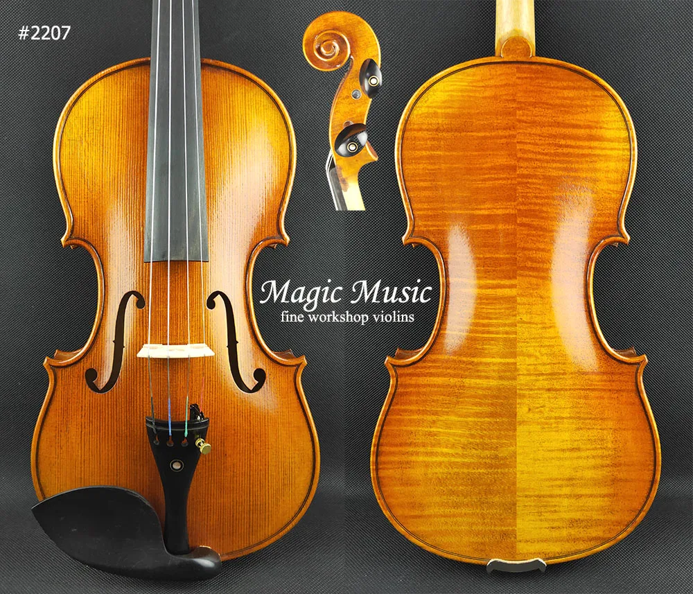 Выбрать! Antonio Stradivarius 171" Почва" Копия мастер-уровень 4/4 скрипка#2207, европейская ель и масляная лака ручной работы