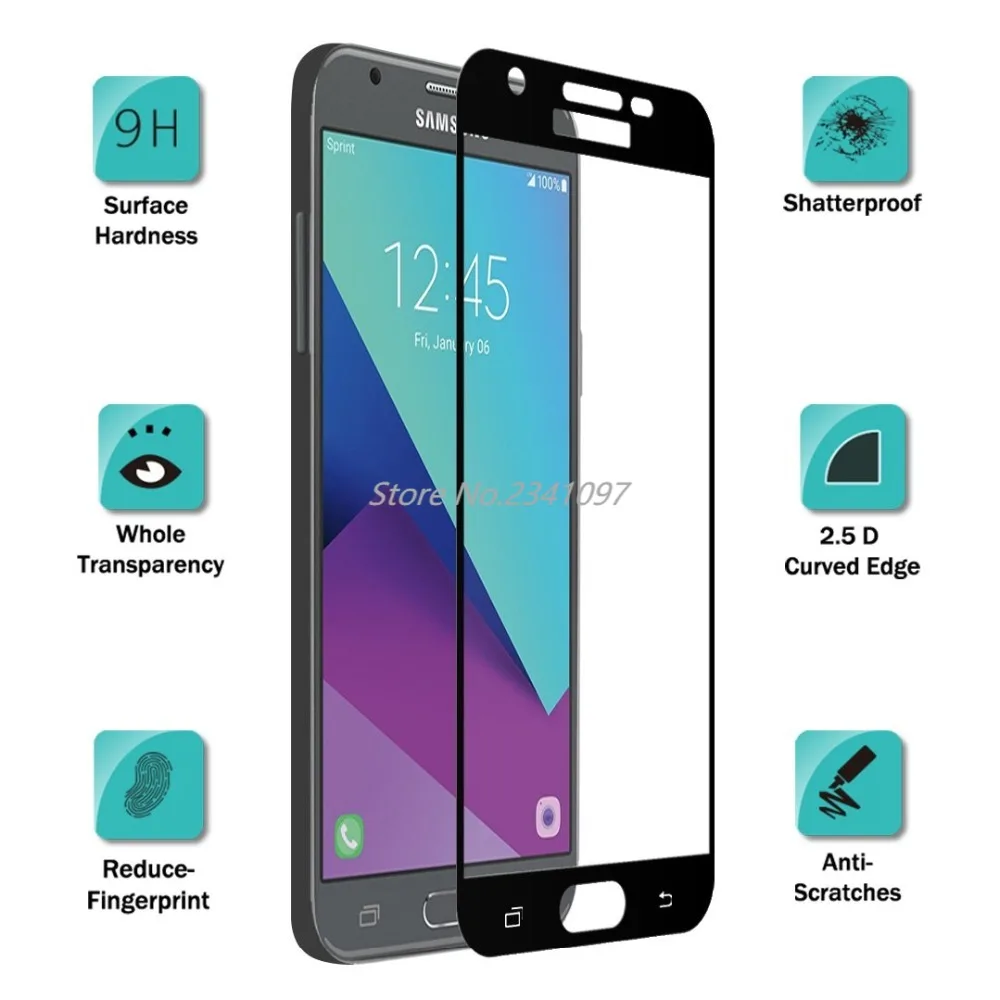 9H 3D полное покрытие закаленное стекло для SAMSUNG Galaxy J3 J5 J7 2017 США Защитная пленка