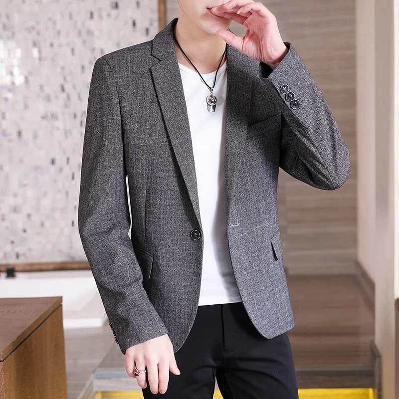 HOO 2022 мужской новый клетчатый Молодежный корейский Тонкий тренд | Мужская одежда