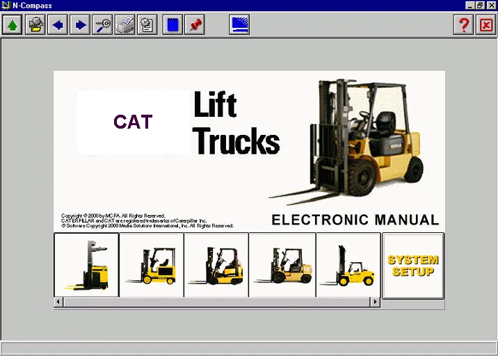 Для Cat Forklift каталог запчастей для автопогрузчика 2003 N Compass|psa|calculator |