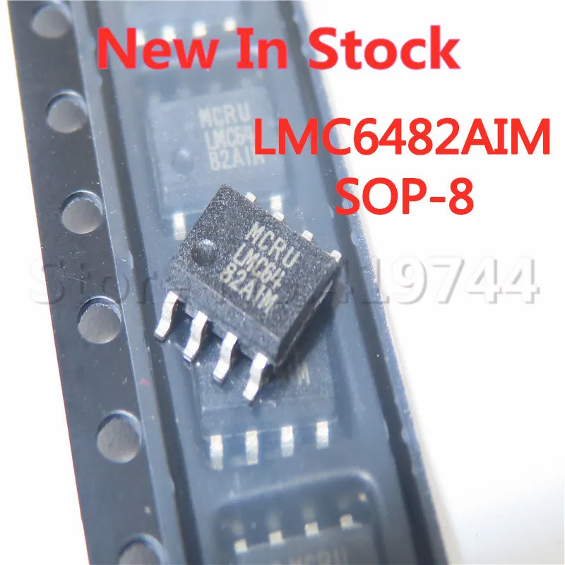 10 шт./лот LMC6482AIM LMC6482 LMC6482AIMX SMD SOP 8 CMOS двухканальный op amp IC в наличии новый