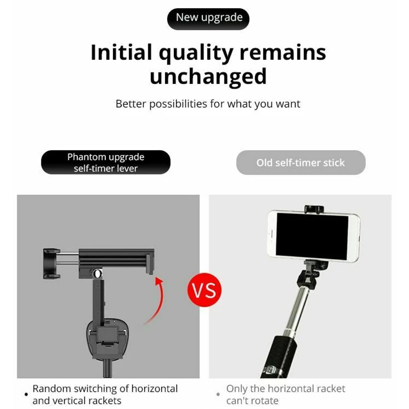 

Portable Integrated Tripod Selfie Stick Bluetooth Phone Self-Timer Lever Holder Phone Bracket for Phone