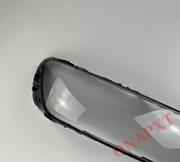 car front headlight cover for audi q7 2016 2019 light caps transparent lampshade glass lens shell