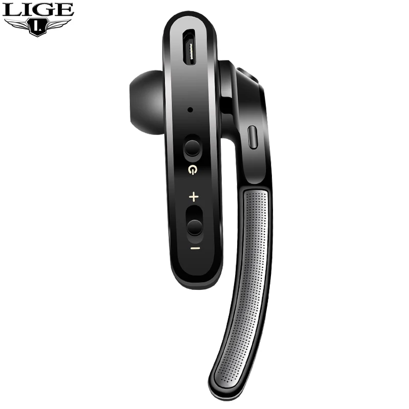 LIGE наушники вкладыши TWS Bluetooth стерео хэндс фри набор Шум Снижение гарнитура Smart