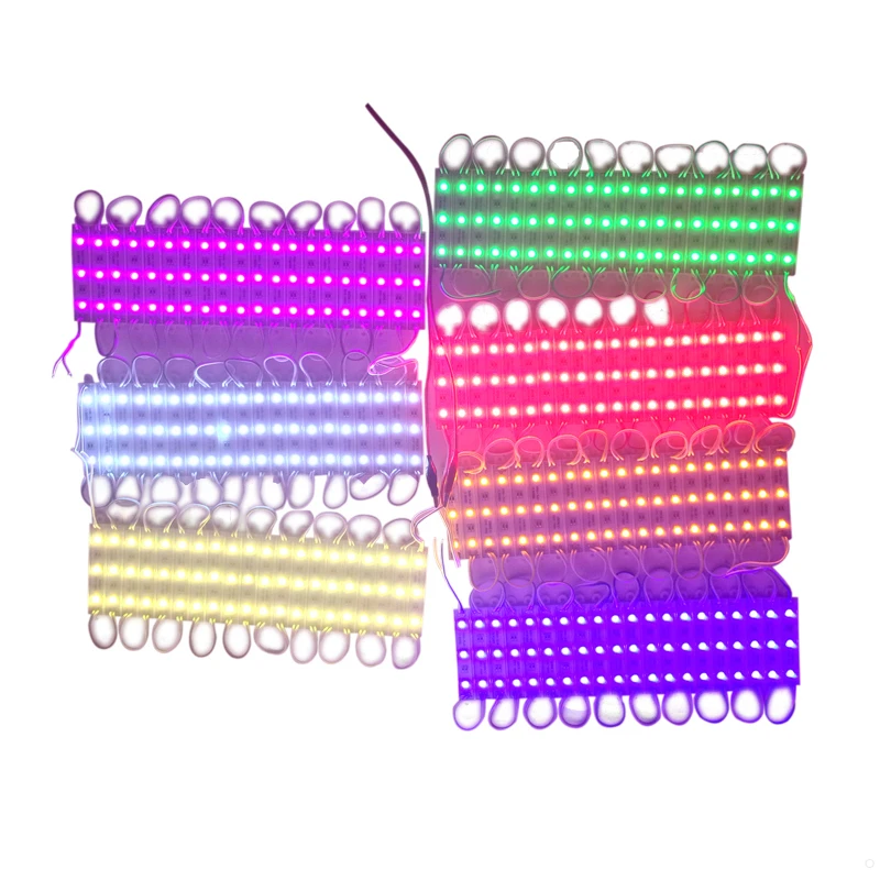 DC12V SMD5050 3-LEDs модули RGB розовый белый зеленый красный желтый синий светодиодные