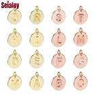 Шарм-подвеска для браслета и ожерелья, с золотыми буквами